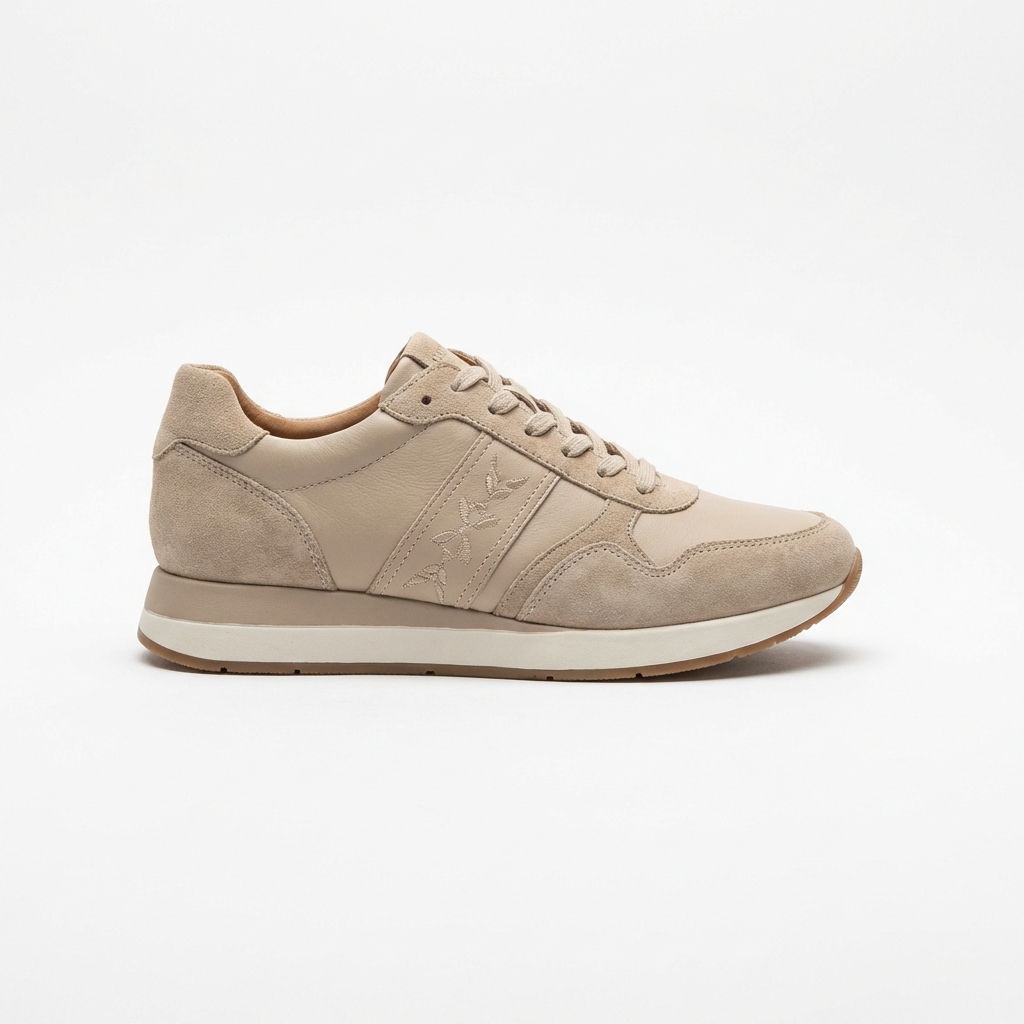 Casual Sneaker | Beige Suede